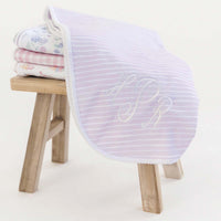 embroidered monogram pima cotton baby blanket