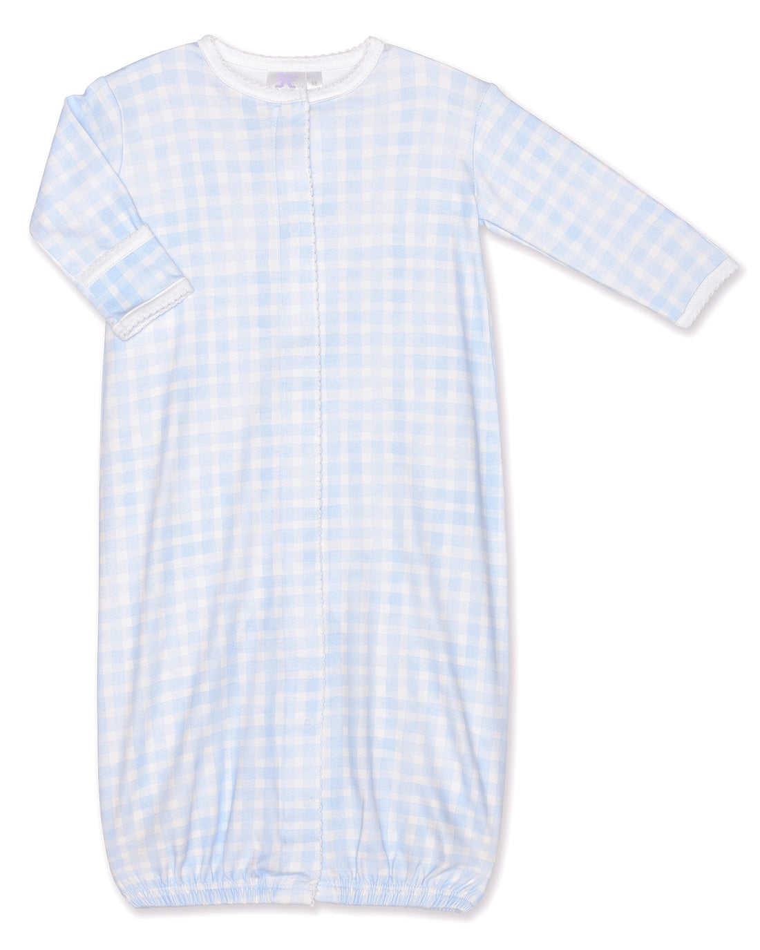 Blue Gingham Converter Gown