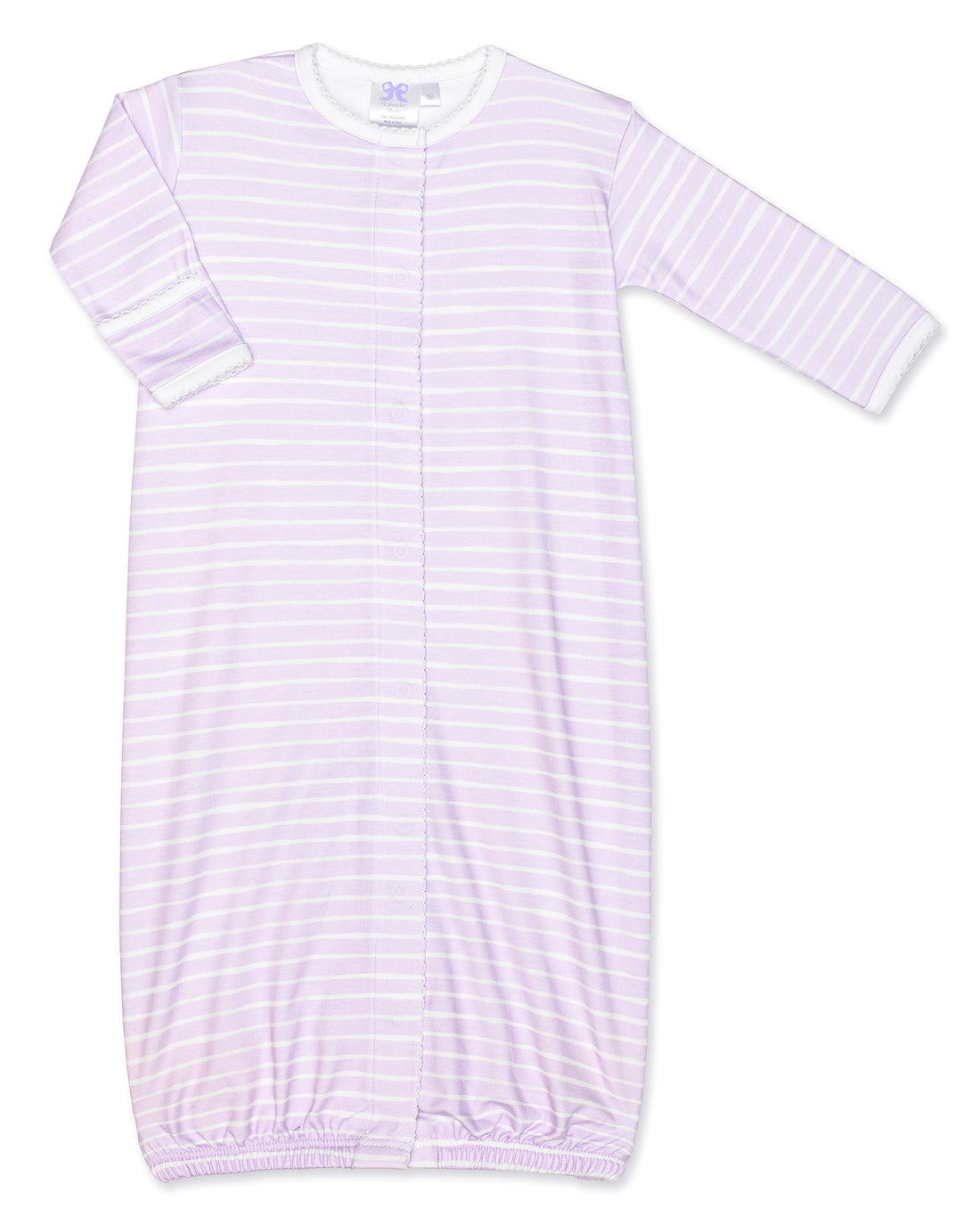 Lilac Stripe Converter Gown