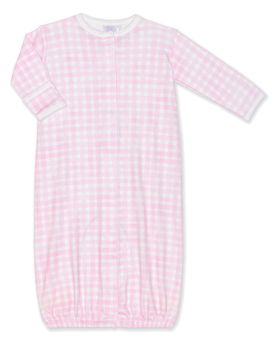 Pink Gingham Converter Gown