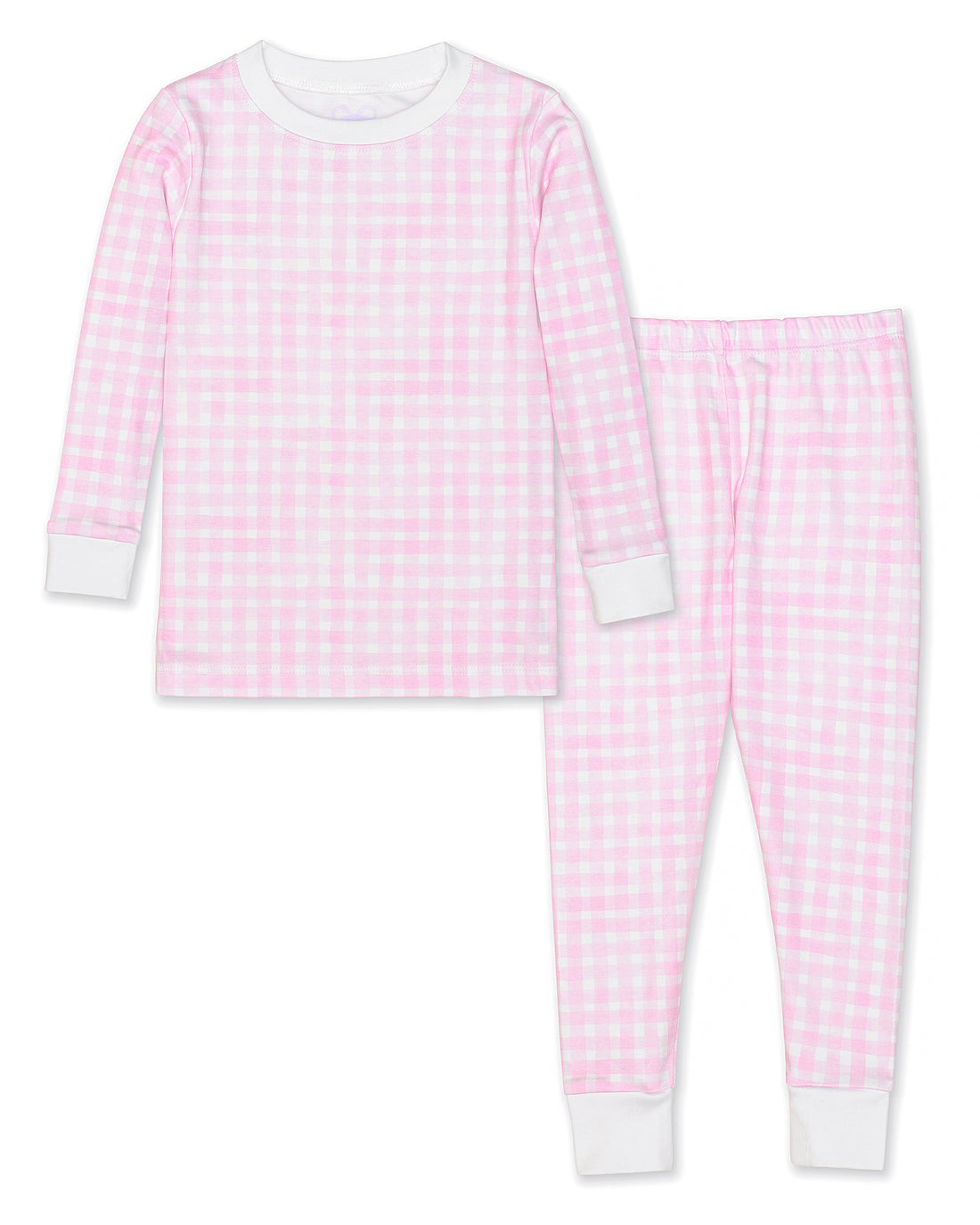 Pink Gingham Pajama Set