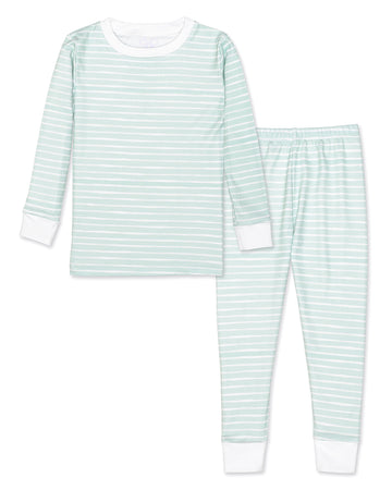 Sage Stripe Pajama Set