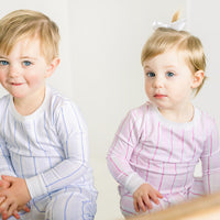 Blue Stripe Pajama Set