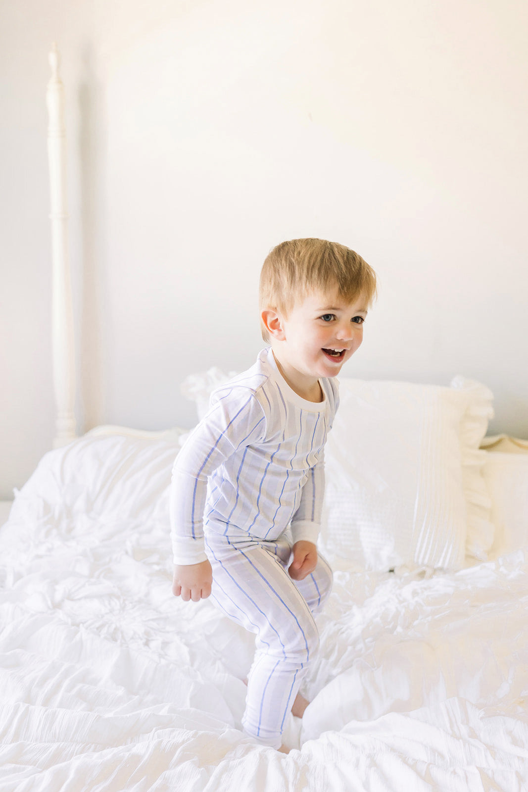 Blue Stripe Pajama Set