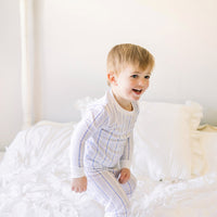 Blue Stripe Pajama Set