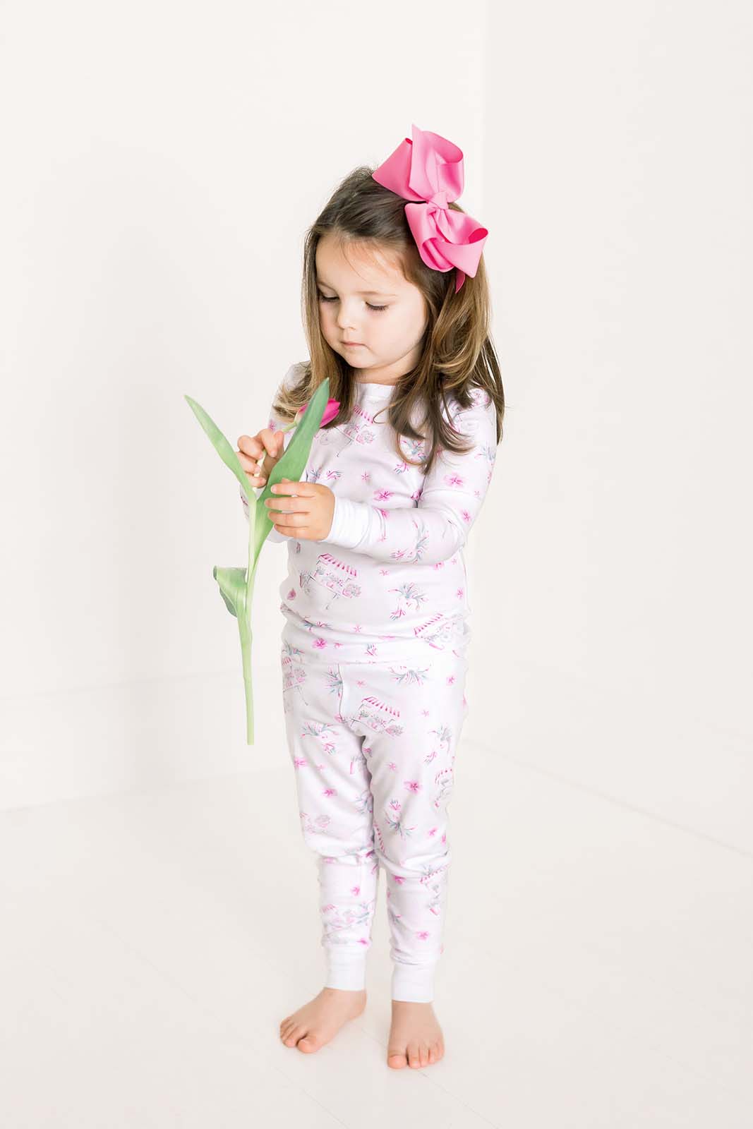 Flower Cart Pajama Set