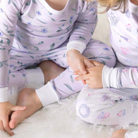 White Poppy Pajama Set