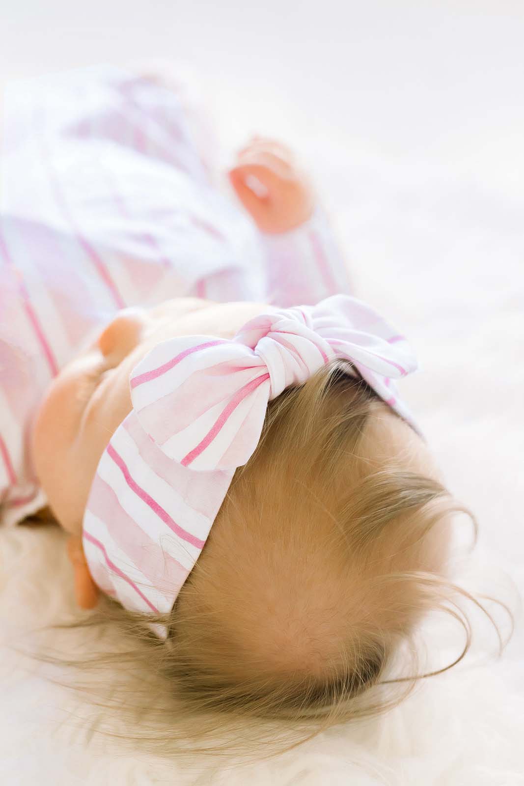 Pink Stripe Headband