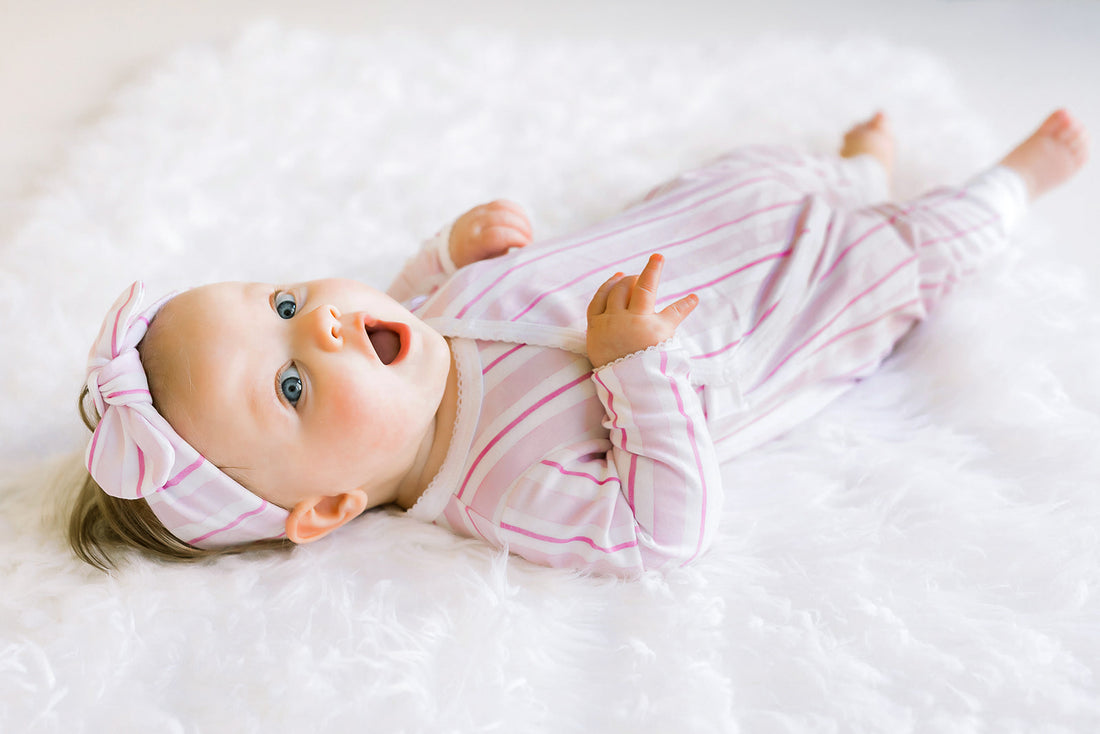 Pink Stripe Headband