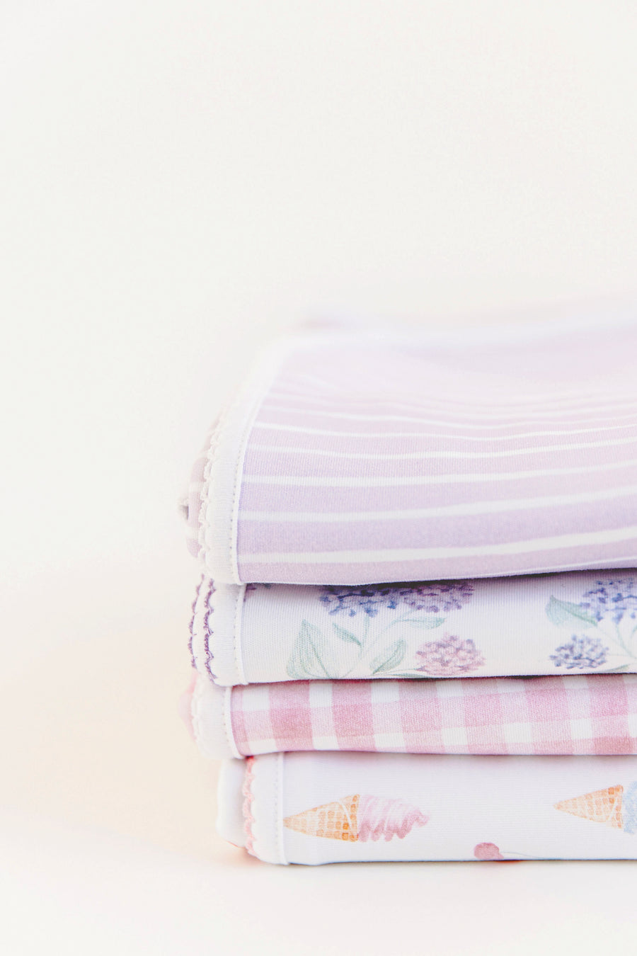 pima cotton baby blankets with watercolor prints